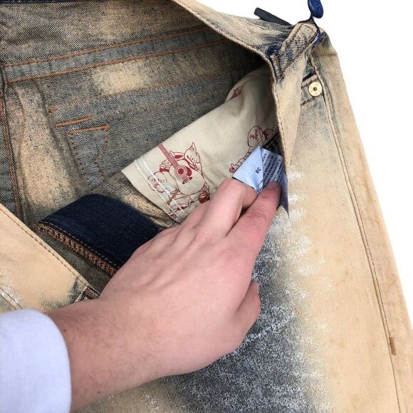 Brand New True Religion Jeans Size 38 STRAIGHT - Picture 7 of 14